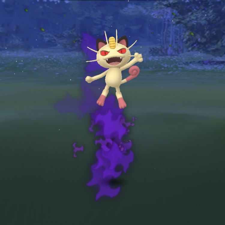 1Oiram85's tweet photo. Finally got a #ShinyShadowMeowth #PokemonGo https://t.co/S18QgyM77V