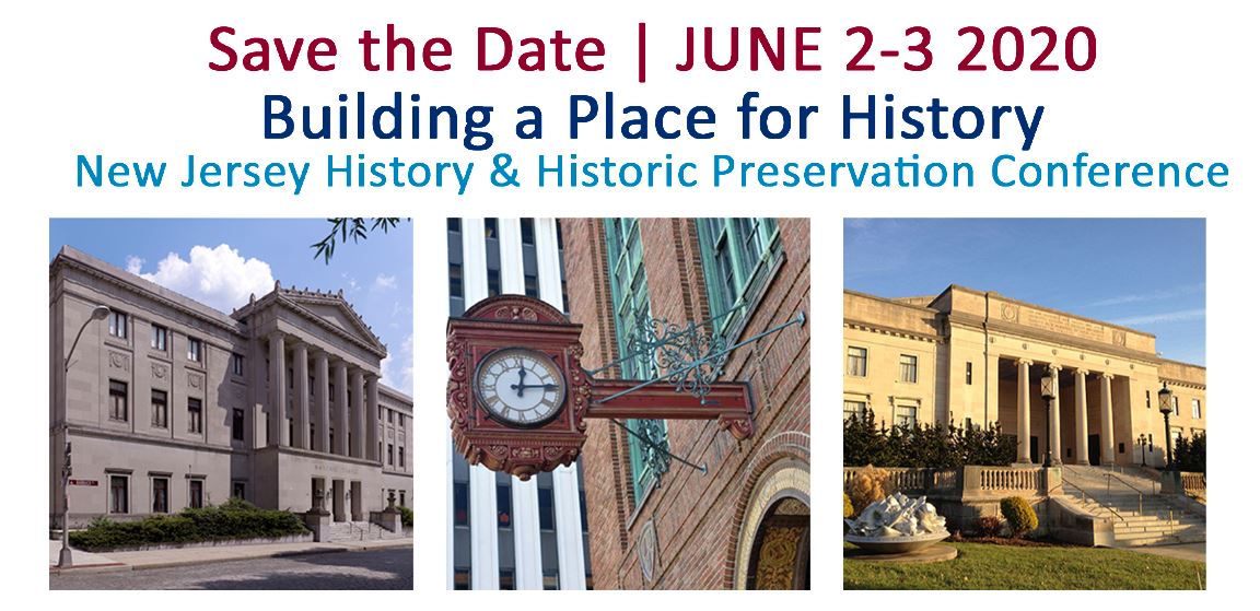 njhistorictrust's tweet image. Save the Date! Building a Place for History: New Jersey History &amp;amp; Historic Preservation Conference June 2 &amp;amp; 3, 2020 in Trenton, NJ! 

Now accepting session &amp;amp; workshop proposals! Proposals are due January 30, 2020 ow.ly/ChsI50xDf13

#njhistorictrust #conference