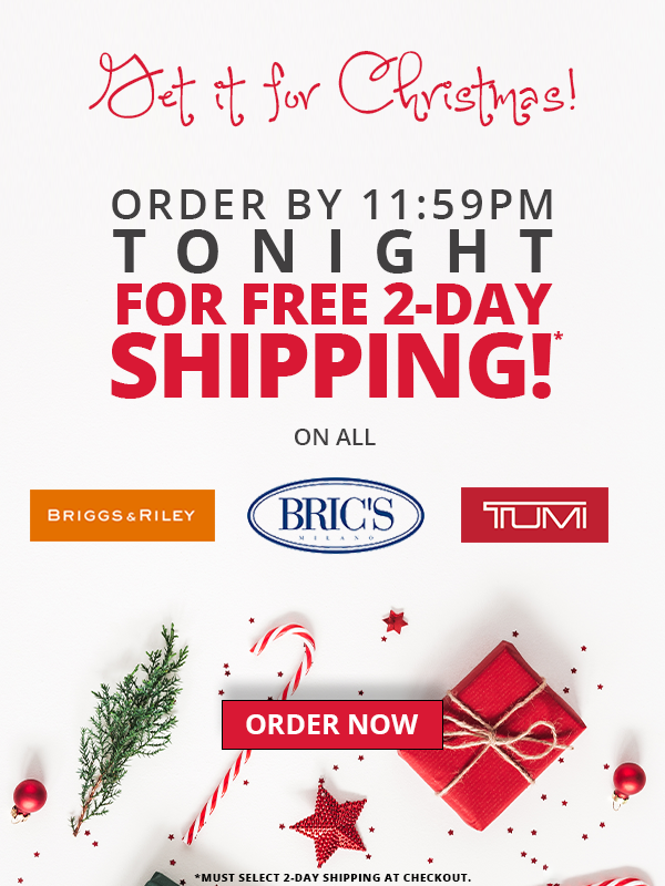 LuggagePros's tweet photo. There's still time! Order by midnight for FREE 2-DAY shipping! https://t.co/yQorLzmpzT