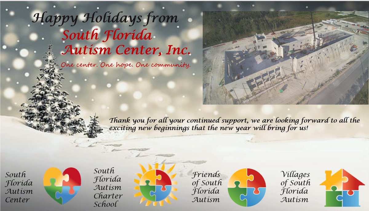 SFACS_Autism's tweet photo. Happy Holidays from SFACS! Here’s to the end of a wonderful year and to the start of our biggest year yet! #seasonsgreetings #happyholidays #newyear #newbeginnings #SFACS #SFACInc https://t.co/SzhOzQx9W8