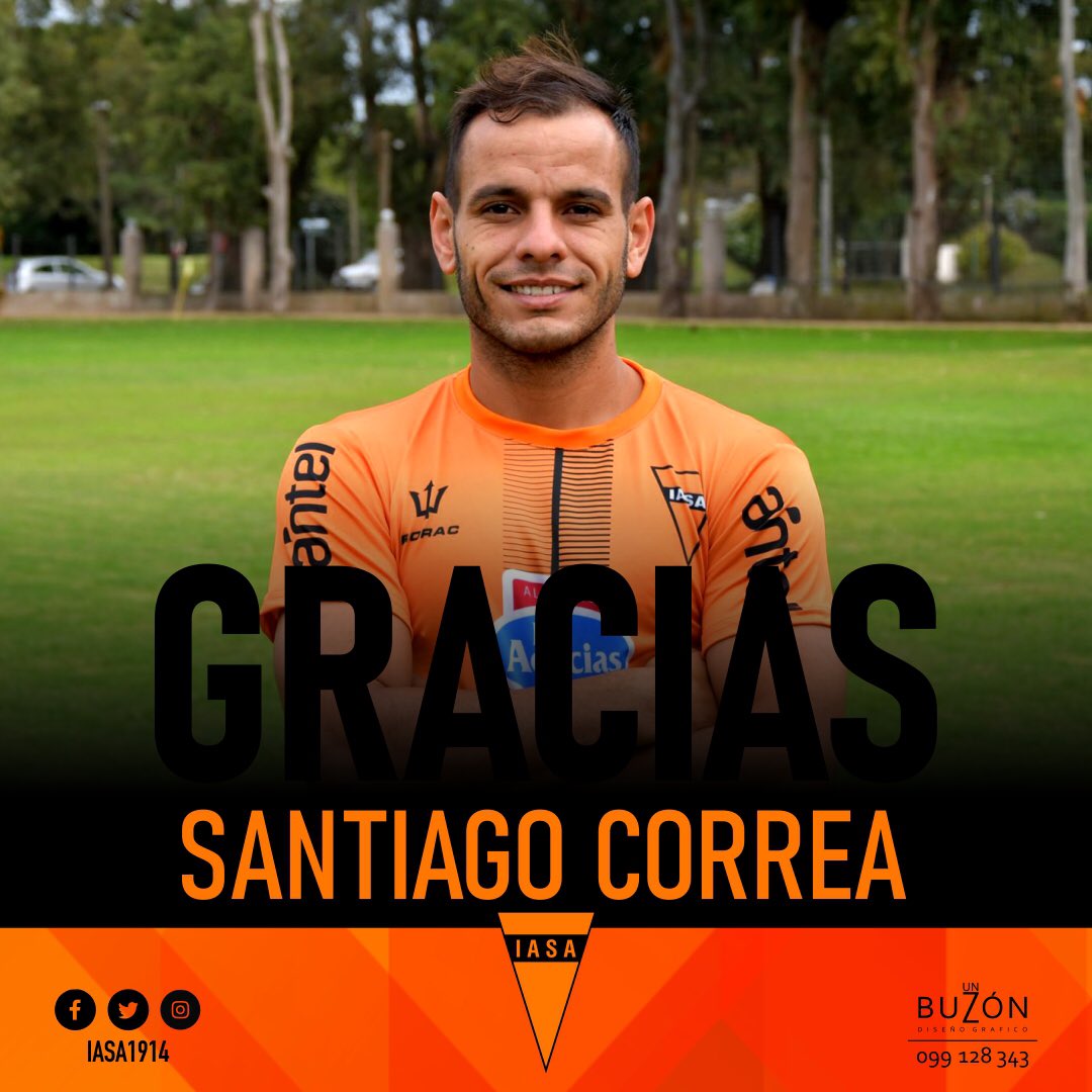 IASA1914's tweet photo. Santiago Correa no continuará en Sud América. El volante seguirá su carrera en el Real España de Honduras 🇭🇳 

¡Gracias por tu entrega! ¡Muchos éxitos! 💪 https://t.co/C53iSxPz9P