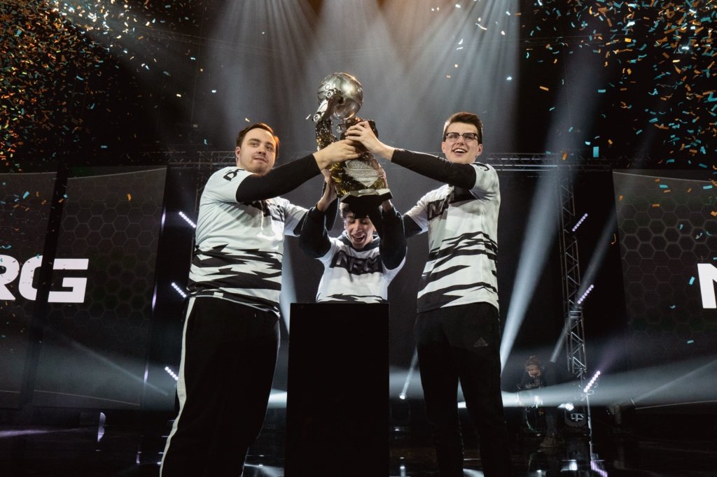 NRGcurrent's tweet photo. With @NRGgg's first #RLCS World Championship secured, this marks @Turbopolsa's 4th World Championship (#RLCS3, #RLCS4, #RLCS5 &amp; #RLCS8) win under his belt, as well as having the most LAN wins out of any player (7). 

🐐 https://t.co/QzMWL19Zun