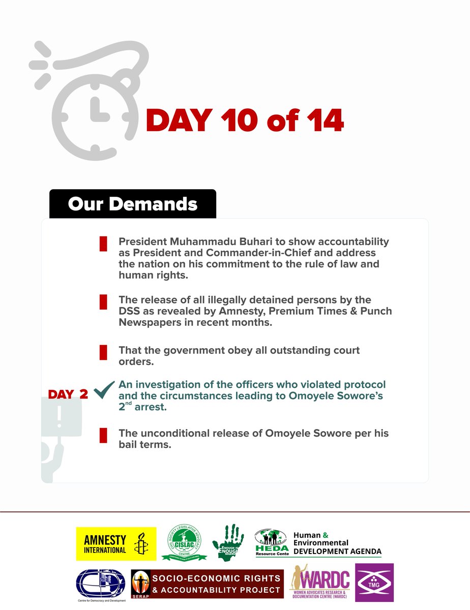 EiENigeria's tweet image. #14daysCountdown
#EnoughIsEnough
#FreeSowore