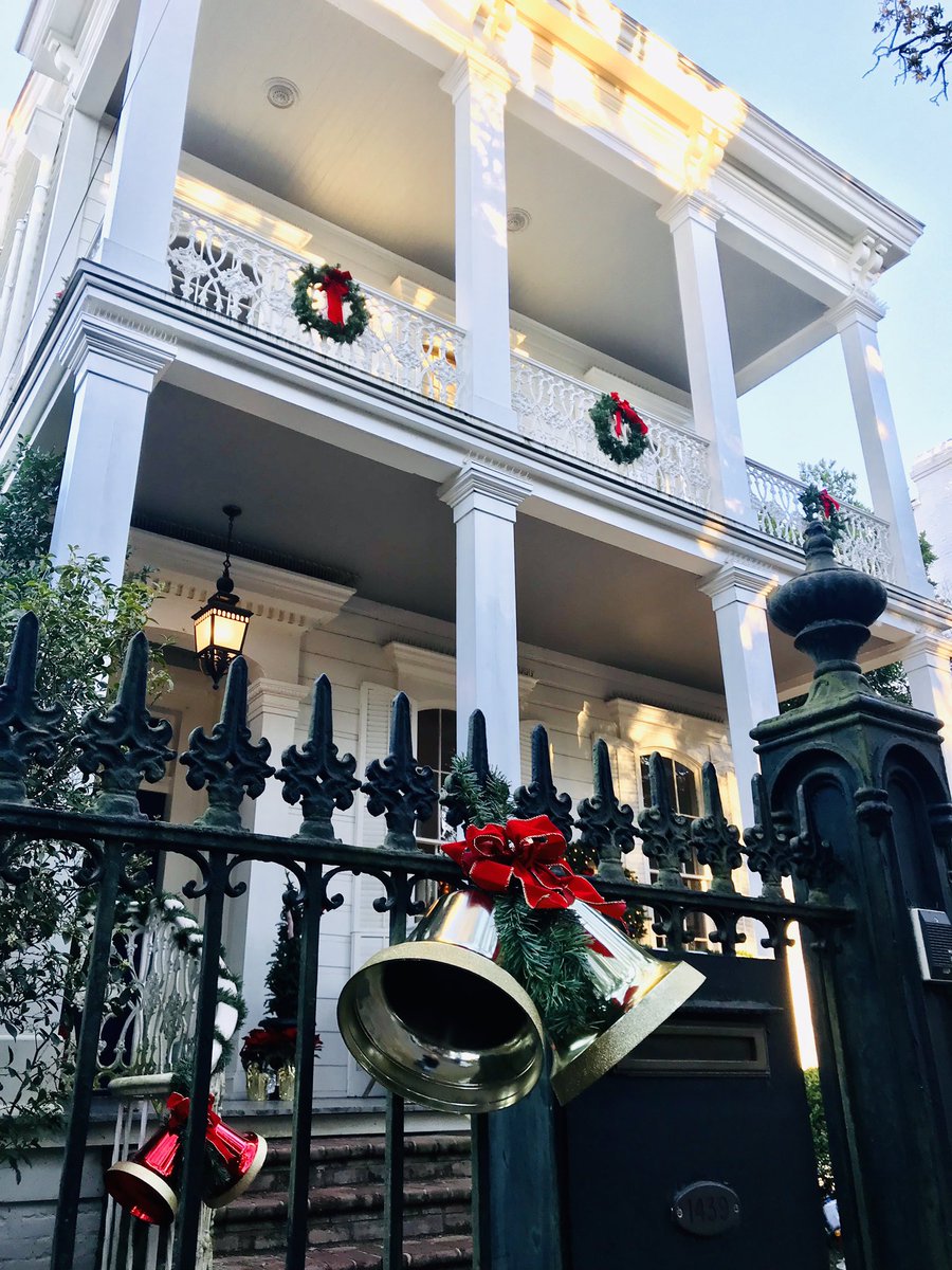 New Orleans Walks On Twitter Double Gallery Home Decked Out For