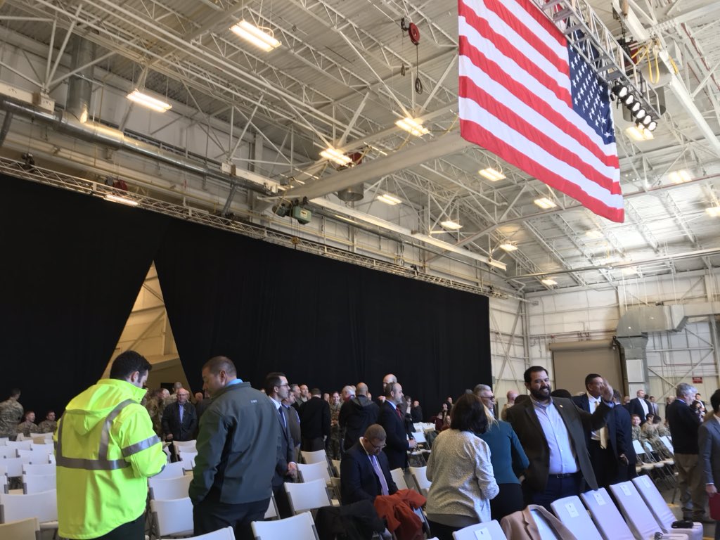 WEARDanielg's tweet photo. #HappeningNow on board #DukeField for the roll out of a new helicopter that will be named today during a special ceremony @weartv @WEARLauraHussey https://t.co/1AEgrupmeI