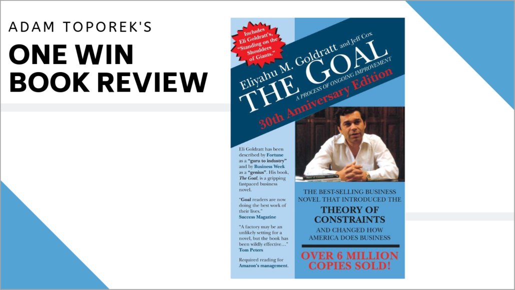 VazoolaMedia's tweet photo. New @AdamToporek The Goal: A Process of Ongoing Improvement by Eliyahu Goldratt (a One Win Book Review) https://t.co/bWY17EjPA5 #CustomerServiceBlog https://t.co/0jG8JXNPBq
