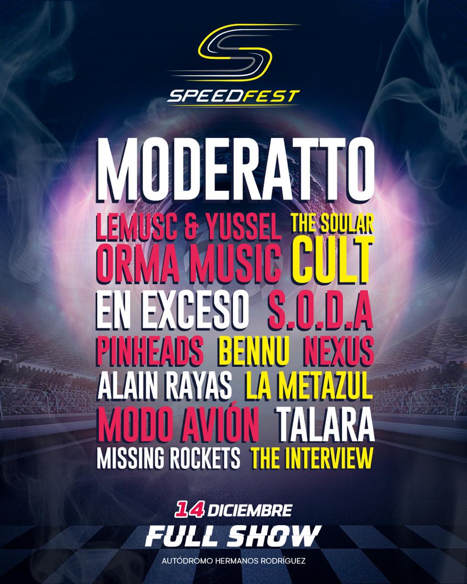 Lemuscmx's tweet photo. Fue increíble cantar en ese gran evento, 🔥nos vemos en el 2020🔥
@speedfestmx @autodromohr
#Musica #FelizJueves #Latinos #NewMusic #lemusc https://t.co/WrYJXuRH6s