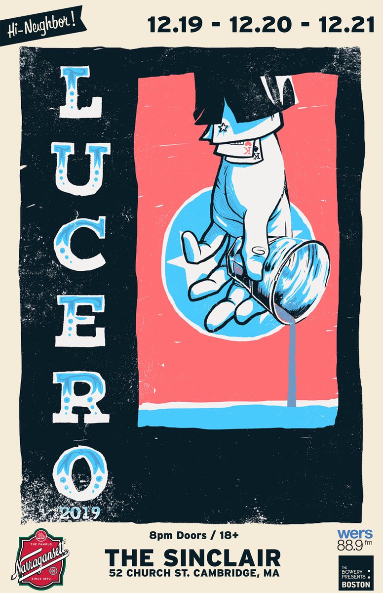 Going to celebrate 129yrs of <a href="/Gansettbeer/">Narragansett Beer</a> by hanging with our friends for 3 nights <a href="/TheSinclair/">The Sinclair</a>  <a href="/luceromusic/">Lucero</a> #MadeOnHonor #NewEngland