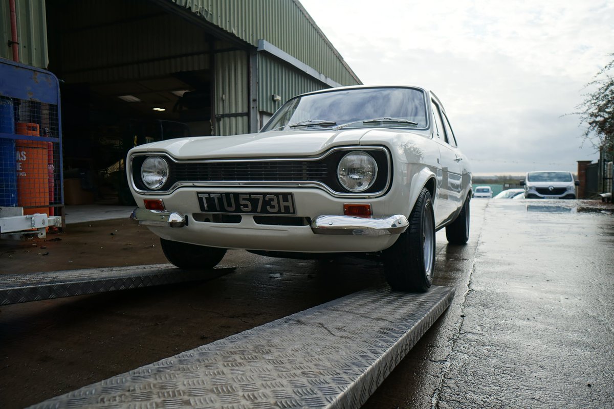retropowercars's tweet photo. It’s a big day for the Retropower Escort: the day we reunite it with its illustrious, F1 championship-winning owner. Stay tuned for further details (and footage) at a later point. #retropower #retropowercars #restomod #mk1escort #murraymk1 https://t.co/0bO84w3cPP
