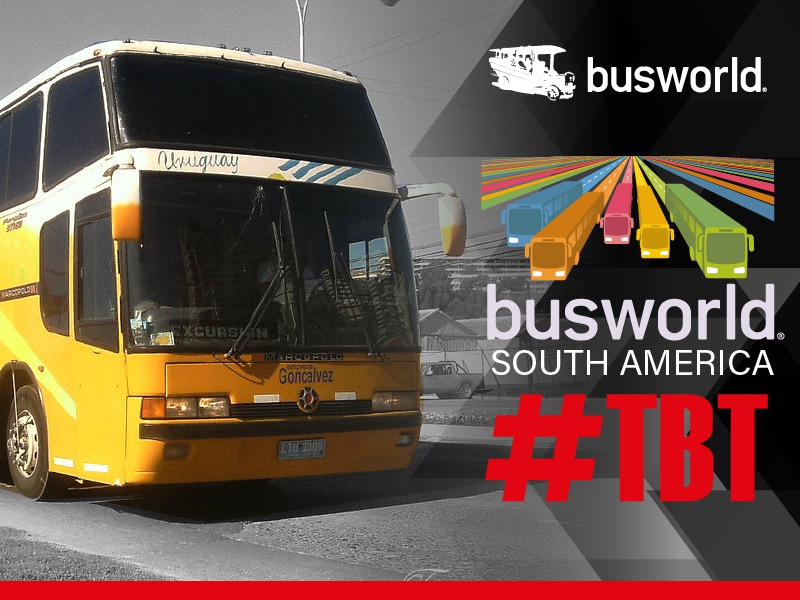 busworld's tweet photo. La Generación 5 de Marcopolo, uno de los autobuses más utilizados en Latinoamérica en los años 90. 

¿Qué recuerdos te traen estos autobuses?

Pronto, #Busworld estará mucho más cerca de los usuarios y operadores de habla hispana. 
.
.
#BusworldSouthAmerica #BusworldTBT https://t.co/IyL3INJnwf