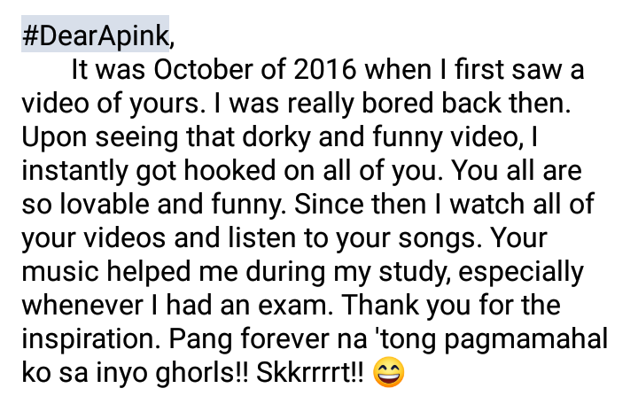 sonnarah1001's tweet photo. @myeonhae #DearApink #DearNaeun https://t.co/uPoQhlBmuC