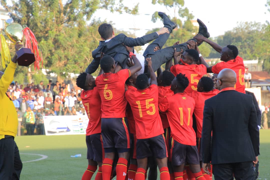 OfficialFUFA's tweet photo. Congratulations @UgandaCranes for winning the 2019 CECAFA Senior challenge cup -a record 15 times.
FT: Uganda 3-0 Eritrea
Goals: Bright Anukani, Mustafa Kizza and Joel Madondo https://t.co/UROl6GZgS9
