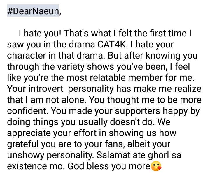 sonnarah1001's tweet photo. @myeonhae #DearApink #DearNaeun https://t.co/uPoQhlBmuC