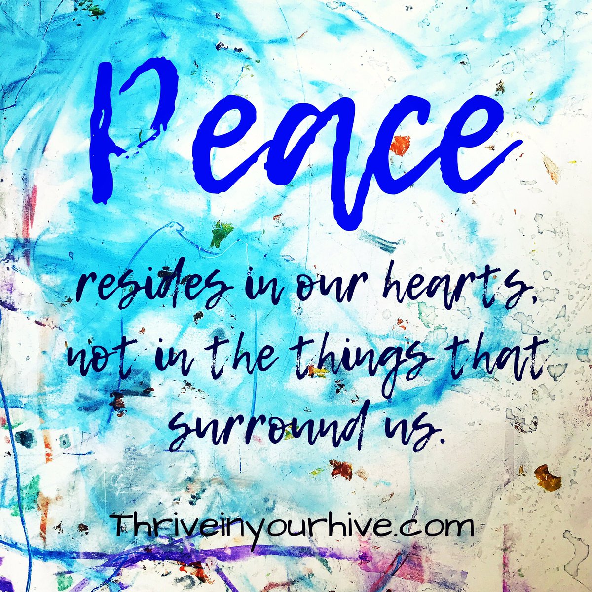 thriveinurhive's tweet photo. #checkyourheart #choosepeace https://t.co/nGHnweO8xG