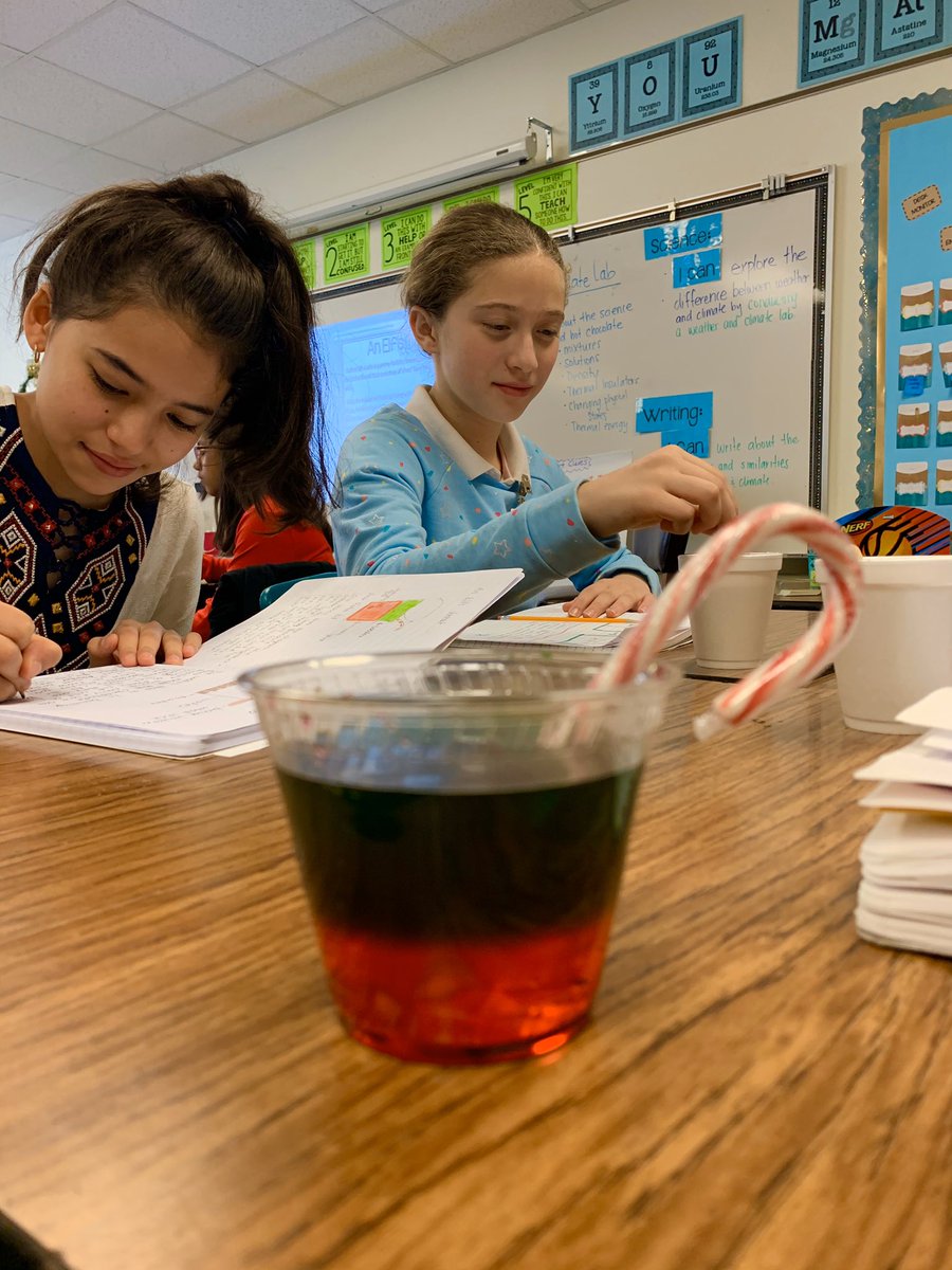 kuehlscience's tweet photo. Itβs almost our Holiday break! #Kuehlkids are writing about the science behind hot chocolate and a Elfβs Treat. π
π @KeyesTigerCubs #everychildeveryday #myIrvingisd #dreambig #scienceisfun #relativedensity https://t.co/KjNi43t6F5
