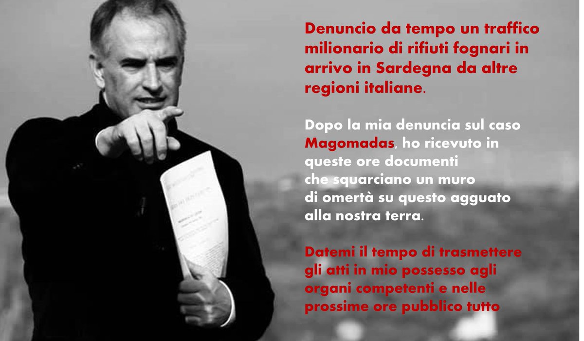 BandieraSarda's tweet photo. un traffico milionario di rifiuti fognari di altre regioni verso la Sardegna
segue>>>
https://t.co/8MP89Wp53w https://t.co/6IunvpMLk7