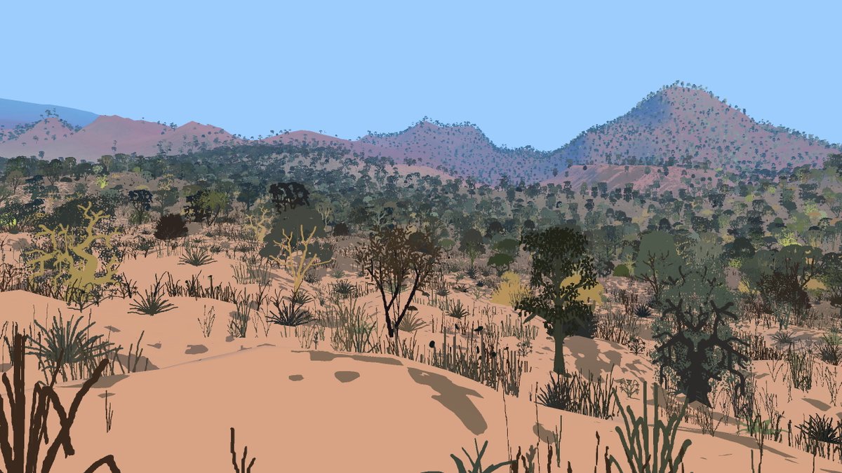 Pleasant walking simulator Red Desert Render is inspired by a Red Dead Redemption 2 glitch. It also has this year's must-have feature: the ability to curl up and roll downhill at will - rockpapershotgun.com/2019/12/19/red…