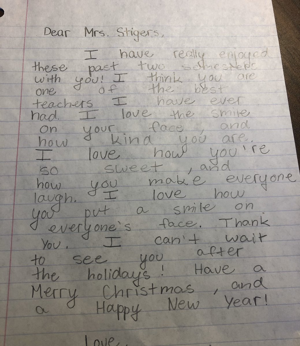 MrStigers's tweet photo. The best kind of gift you can get as a teacher. ❤️ https://t.co/DU1KvnsuBh