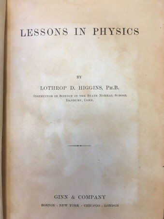 Here is a page from "Lessons in Physics," a textbook written by Lothrop Higgins in 1903 – over 15 years after the Michelson-Morley experiment! – that presents the ether as a matter-of-fact.