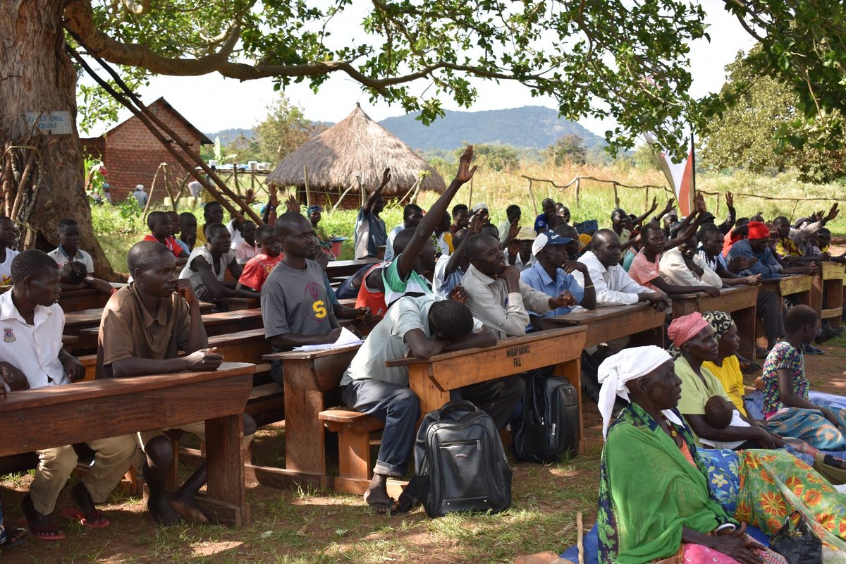 refugeelawproj's tweet photo. #RLPat20 With funding from @EUinUG 2day we convened a memory dialogue in Bondo-Eceku, Arua to strengthen community level reconciliation & transitional justice initiatives targeting women & children affected by violent conflict.https://t.co/5g1tra7ypd @doxcie @BarnabasOtim https://t.co/kgAMKtgBYo