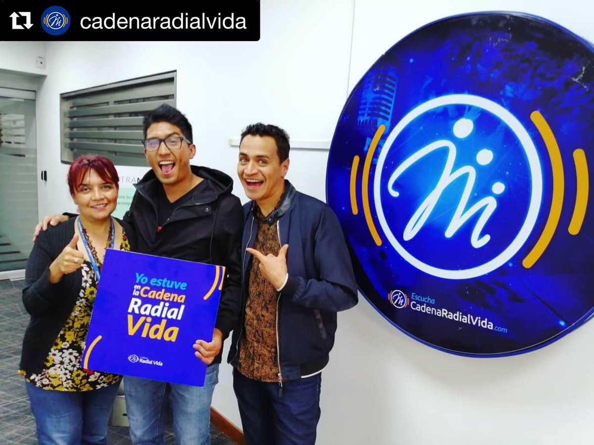 davidrubiomusic's tweet photo. Excelente tiempo en VIDA AM 1130 🙏🏽 Dios les bendiga mucho. 💪🏽 .
.
#trazosdeamor en @CRadialVida https://t.co/2689GPLBGr