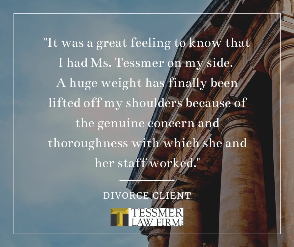 Our clients mean everything to us!
Tessmer Law Firm is here to help you fight your legal battle. 

Call us today to schedule your confidential consultation. 
(210) 368-9708 
tessmerlawfirm.com

#TessmerLawFirm #SAlawyers #BoardCertifiedLawyer #FamilyLaw