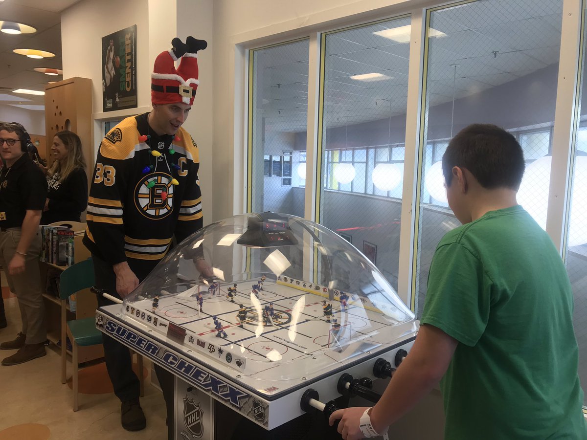 BridgetTurcotte's tweet photo. Boston Bruins visit Floating Hospital for Children at Tufts Medical Center https://t.co/v03Iz2F7qM