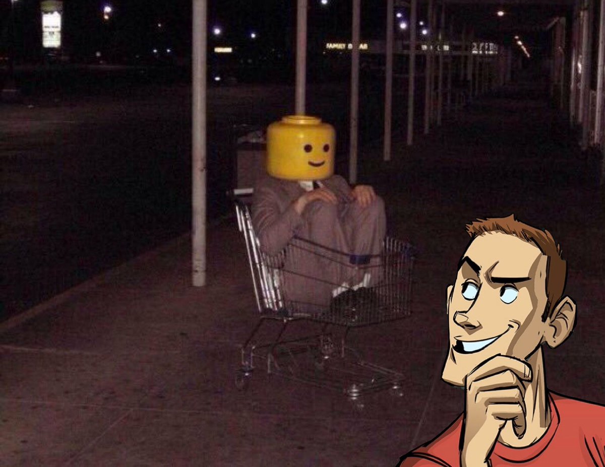 JeremyTF2Scout's tweet photo. Me chilling with this weird half lego guy, I took his fashion advice, lookin’ pretty dapper now.

Idea by: @MrNikoiro https://t.co/z6U80ooBYJ