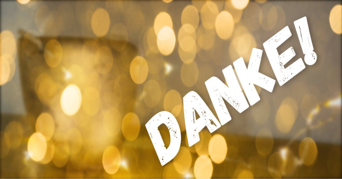 Wow! Recht selten beginne ich einen Satz mit diesen 3 Buchstaben, deswegen: DANKE! - Für alle Glückwünsche, Gratulationen, Anrufe und die damit verbundene Anerkennung. Wir werden weiterhin unser Bestes geben, damit die Ergebnisse für sich sprechen und Ihr begeistert seid.