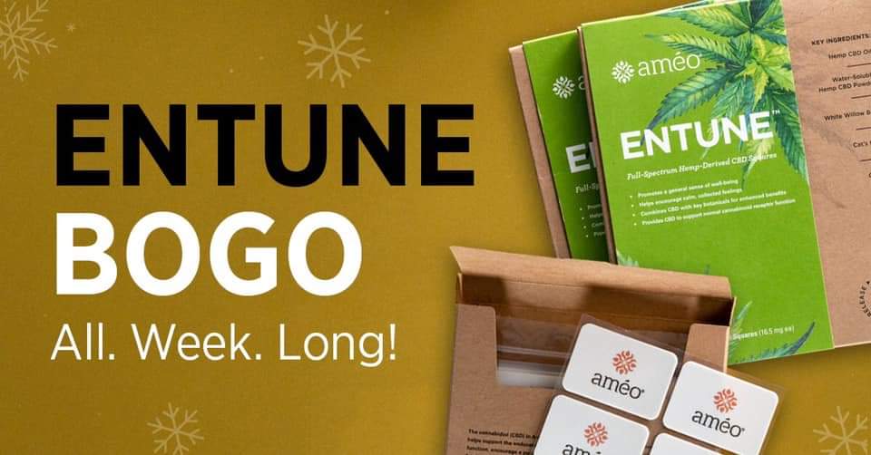 Topgunpeterson's tweet photo. Only two days left in this sweet sale!! Holiday parties, expectations and memories can add a lot of stress/anxiety to your already busy days. Entune is the perfect accessory to wear. Right now we are offering a Buy one Get one FREE deal til Friday 11:59pm https://t.co/Me4E6Xz7yk