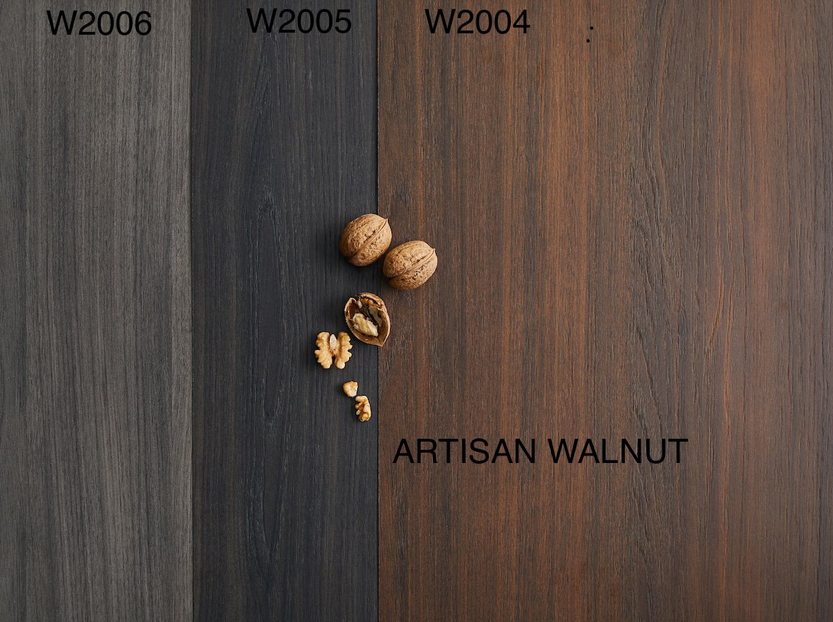 Registered embossed: In-registered embossed refers to a texture that exactly matches a design. Elevate your application with our revolutionary registered embossed AW finish, available on the Artisan Walnut series of our new launch.  ow.ly/Sx1d50xEk2q