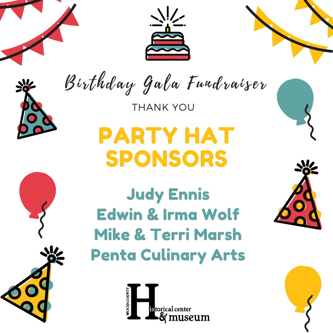 Thank you to our Party Hat Sponsors! Thank you for all of your support at this year's Gala Fundraiser!