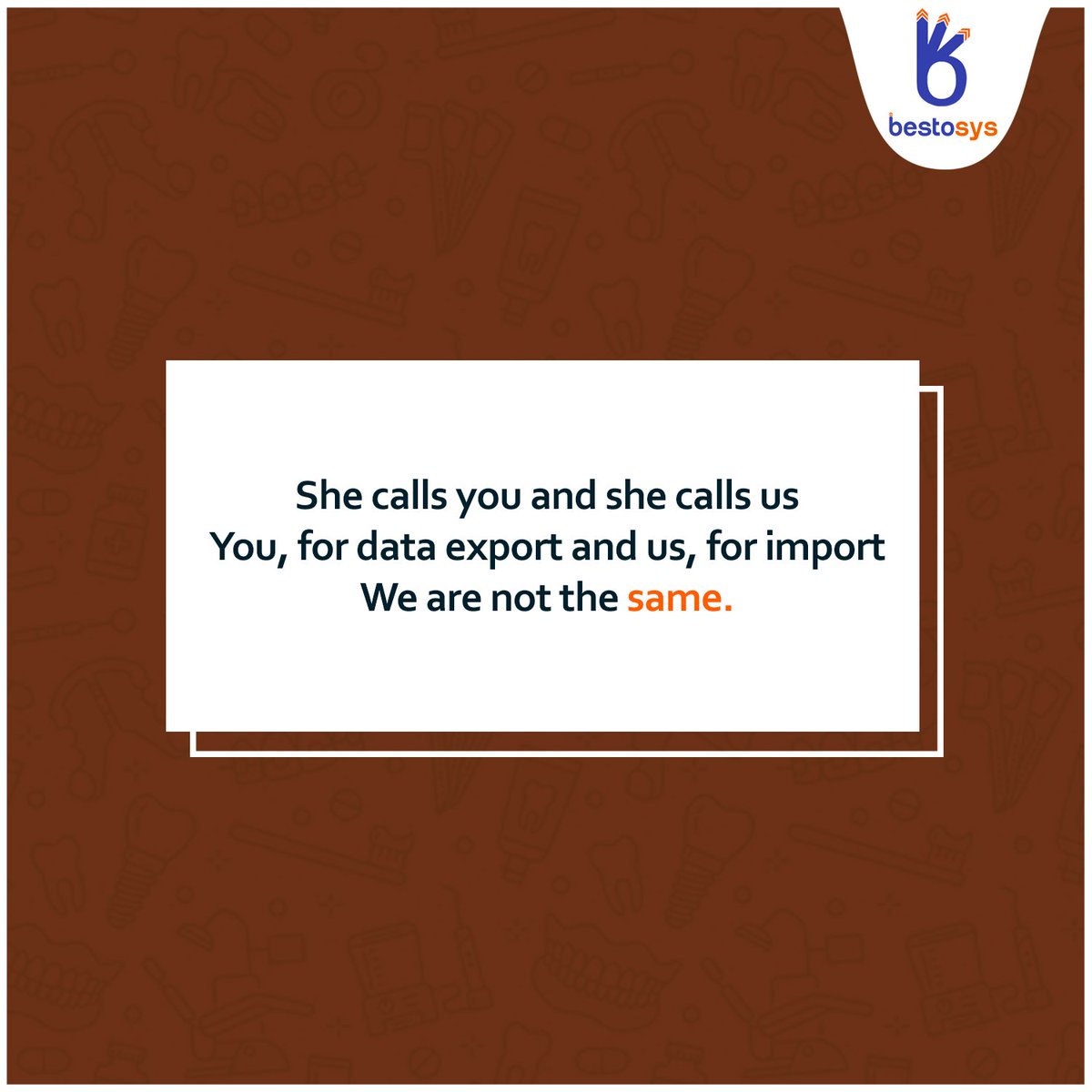 BestoSys's tweet photo. #topicalspot #WeAreNotTheSame #trendingformat #bestosys https://t.co/1eXN1ue2CL