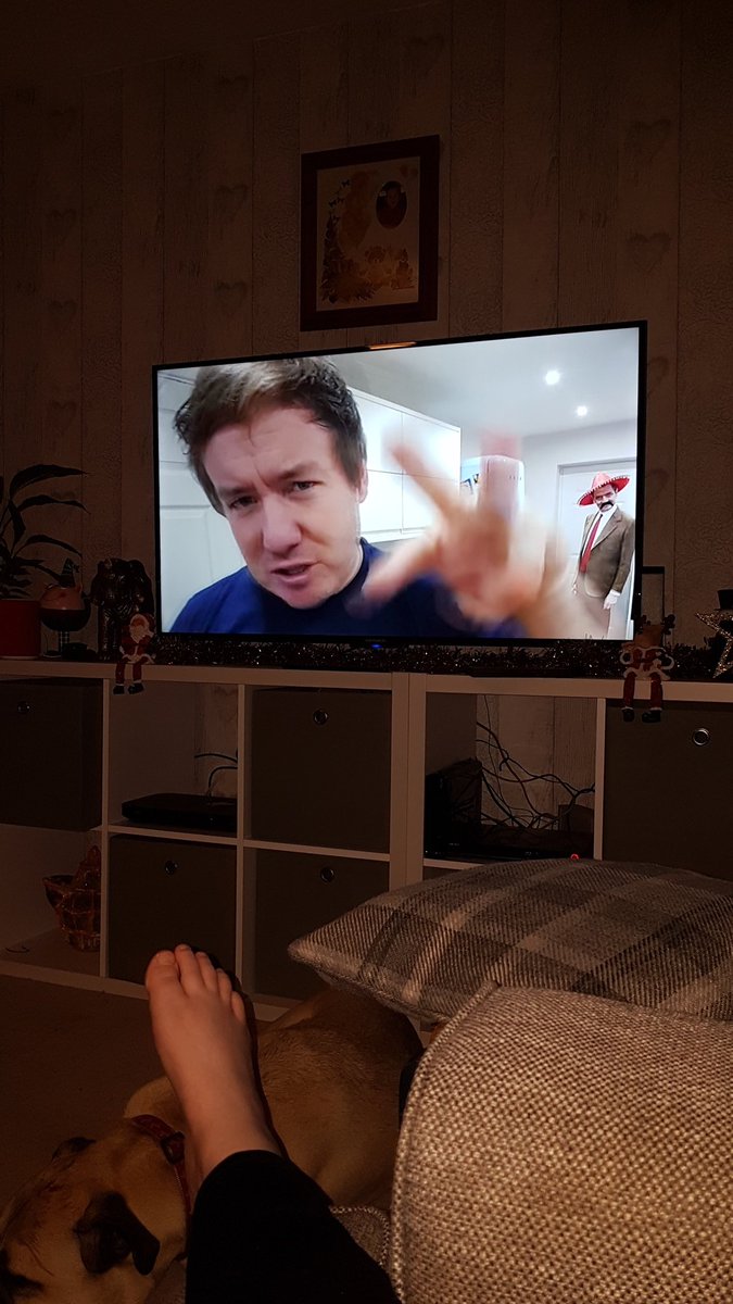 Eating my birthday dinner while watching one of my favourite YouTube's #barrylewis @MrBarryLewis #stonking