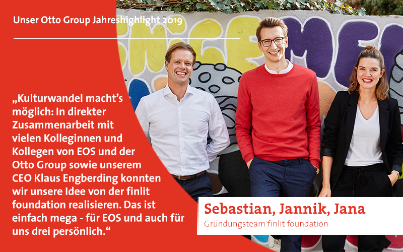 #Jahreshighlight2019 Sie machten aus einer Idee ein Unternehmen und gründeten die finlit foundation. Die erste gemeinnützige Organisation der EOS Gruppe setzt sich für bessere Finanzbildung #finlit und gegen private Überschuldung ein #foradebtfreeworld: linkedin.com/posts/jana-tit…
