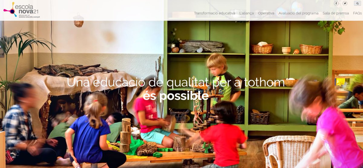 futurseducacio's tweet photo. El programa #escolanova21 finalitza, però #elviatgecontinua! En el nostre web trobareu tot el que hem après i creat conjuntament: https://t.co/pdLwsV6pd2 Gràcies a totes les persones, escoles i institucions que han fet possible aquesta iniciativa cap a la #transformacioeducativa! https://t.co/0Qjx9hNyW7
