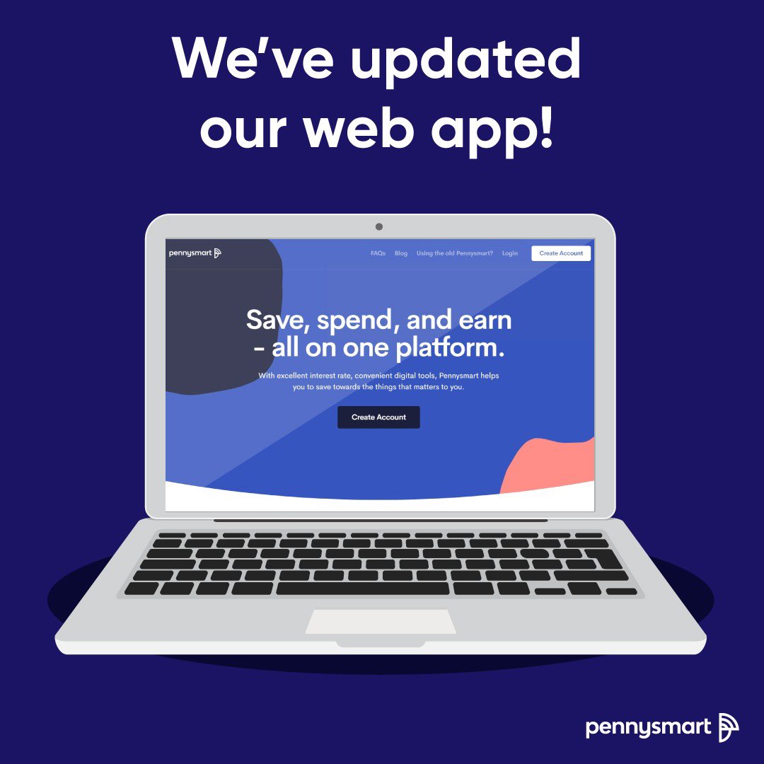 Pennysmartapp's tweet photo. The new Pennysmart Web App is here 🚀
We have redesigned our web app to be more sleek and glossy for you to enjoy ☺️
Visit https://t.co/qrzLv3uMic to have a feel 😉
#PennysmartCommunity #Smartsaving #Pennysmart #NewWebApp https://t.co/WaPhxF7ddv