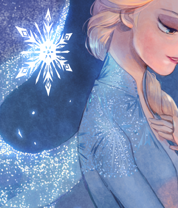 アナ雪2展sponsoredのtwitterイラスト作品