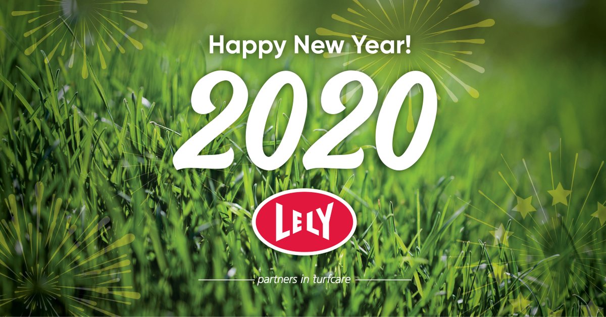 Wishing you a Happy New Year from Lely Turf! We look forward to serving all your turf care needs in 2020!