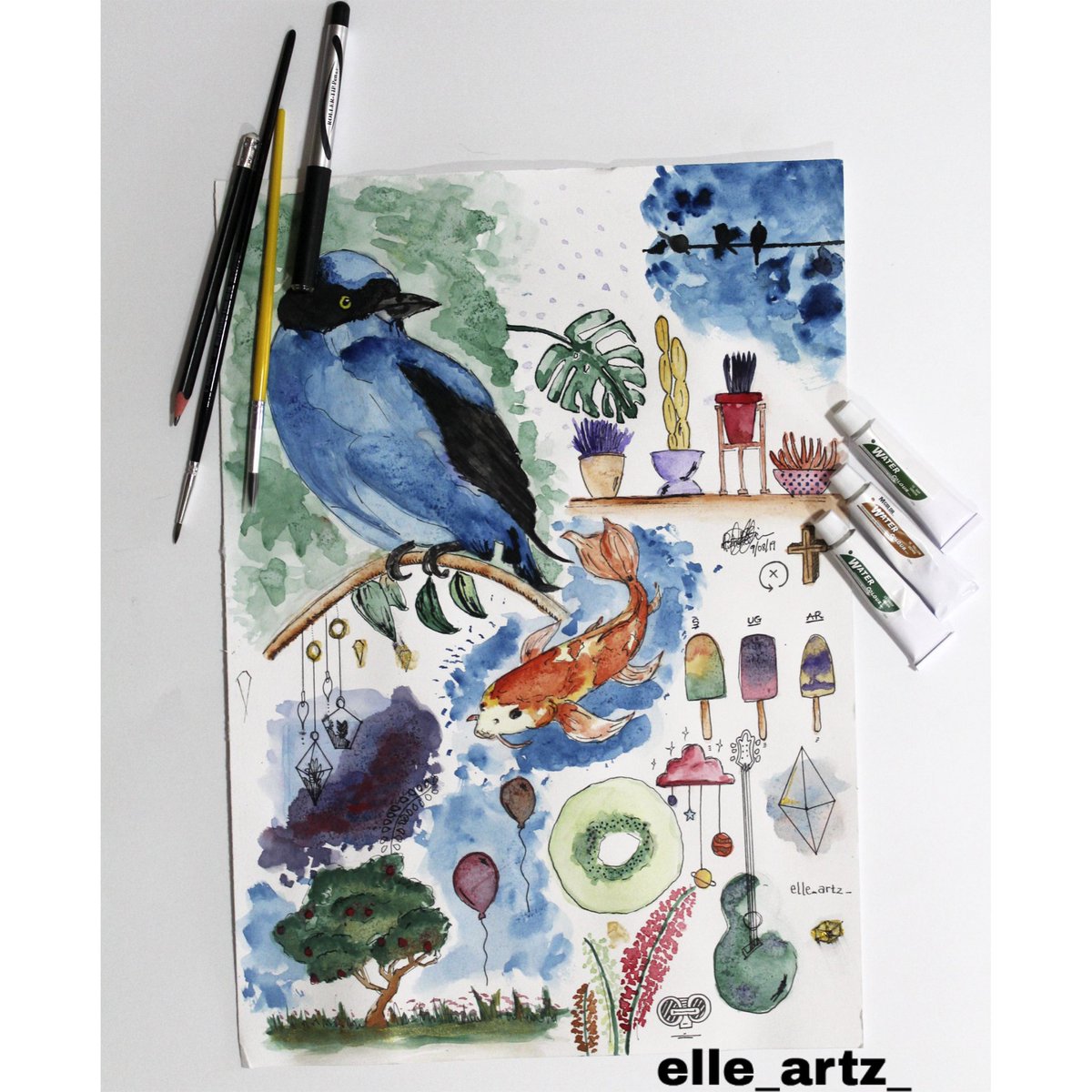 artz_elle's tweet photo. Watch this space for very spontaneous and beautiful artworks from the soul!!!! 
Like these...... https://t.co/sMaJEnpRhh
