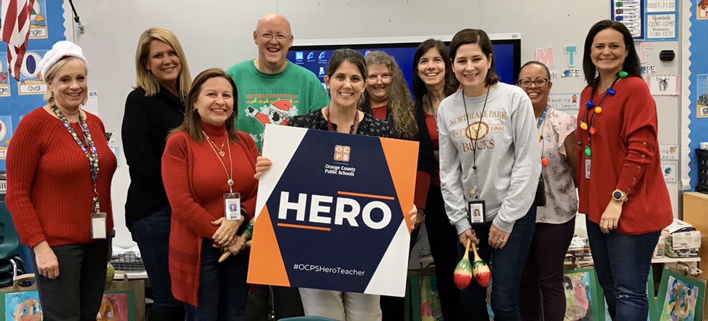 MilanoOCPS's tweet photo. Ms. Francis is an #OCPSHeroTeacher! Her positive energy is contagious @NorthlakeParkCS inspiring her Ss to be their best. She is a true Buck representing the staff on SAC, PTA, and the YMCA Boards! #ImpactCDL https://t.co/D5YmEiZAKW