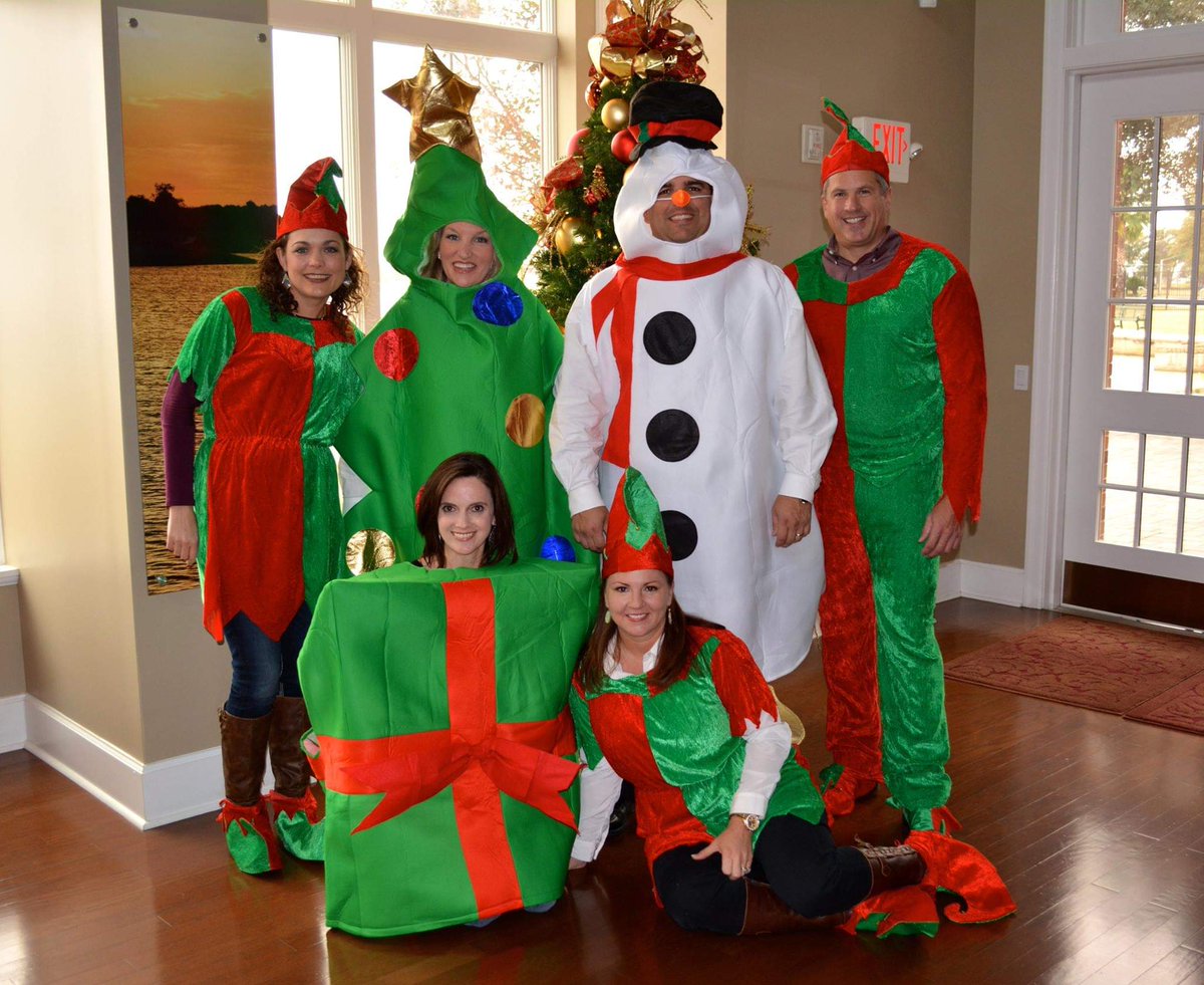 #ThrowbackThursday: this holly, jolly group is in the holiday spirit each year! 🎄❤️ We have so much fun at #TheLippincottTeam! #BestCypressRealtor
