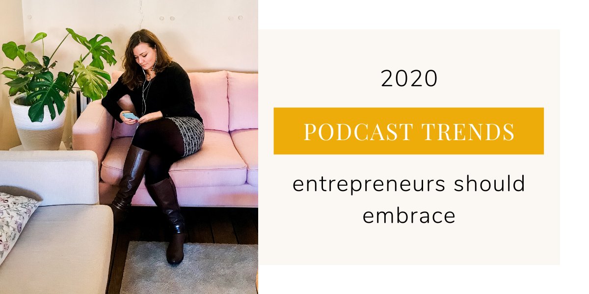 Kat_Brendel's tweet photo. Whether successfully launching your podcast or growing your existing one is a goal you have for the new year, check out these 2020 #podcast trends entrepreneurs should embrace​: https://t.co/YJPHESXiIN https://t.co/k88Q8qFEf7