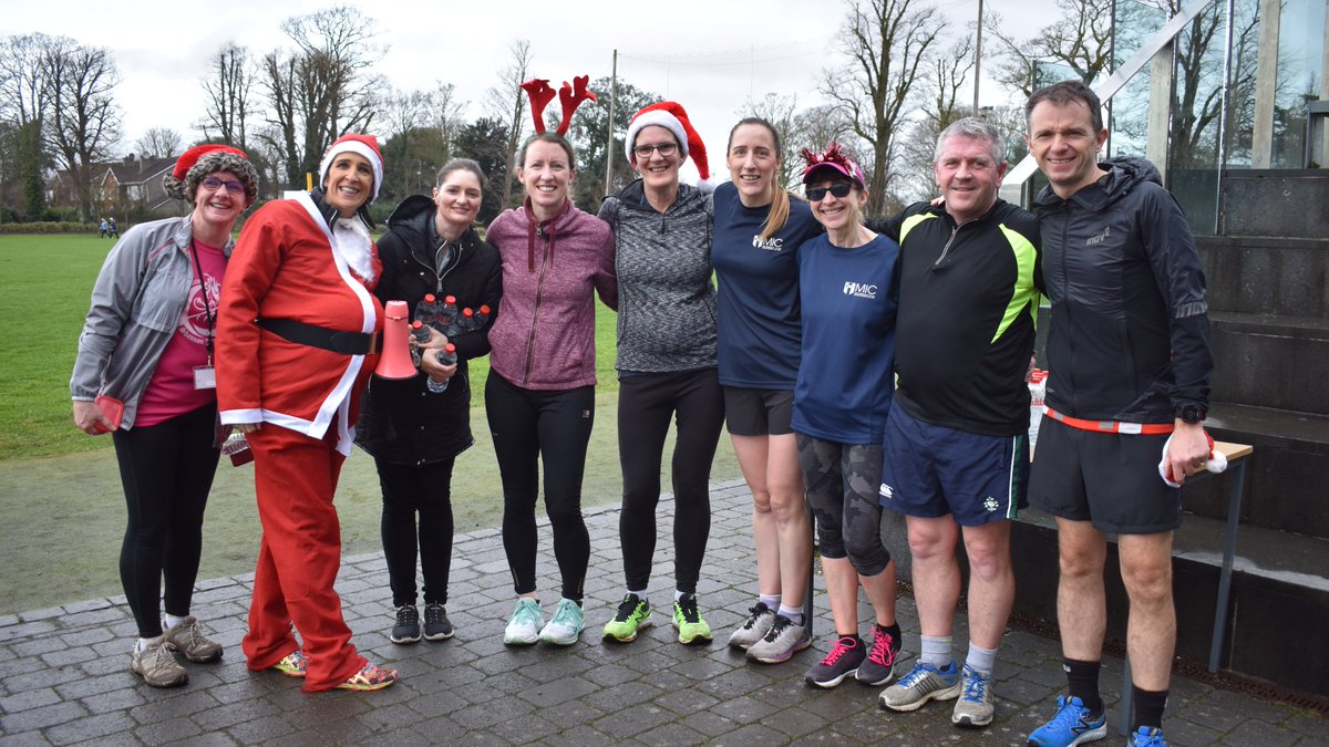 MICLimerick's tweet photo. A fantastic turn out & lots of laughs at our first #MIC Christmas Charity Fun Dash!🏃♂️🏃♀️Well done to all who took part and a huge thank you to all of our staff members who donated. All proceeds from today's charity run/walk will go to @shareadream. #ChristmasAtMIC #ShareADream https://t.co/xfH5XNSgqZ