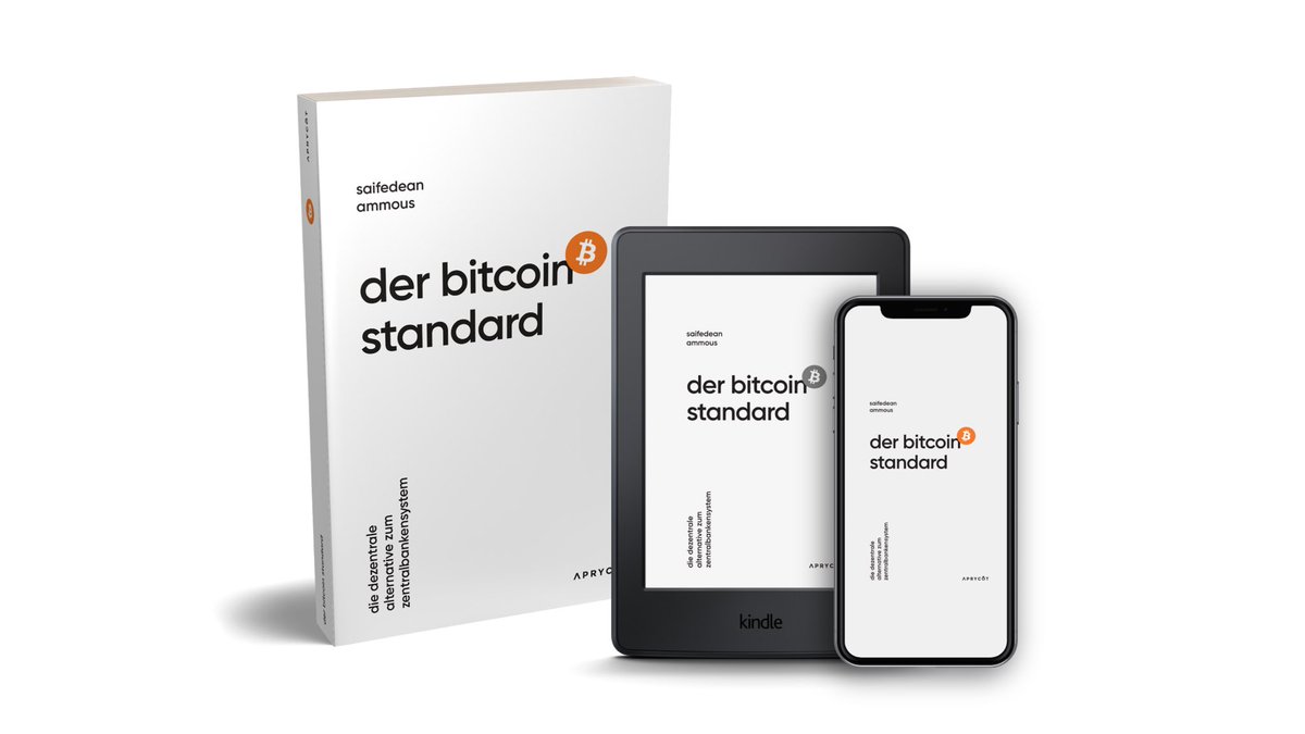 aprycotmedia's tweet photo. Es geht los. Unser eBook ist ab sofort bereits auf @AppleBooks und @kobobooks verfügbar!
@AmazonKindle @tolino_de uvm. folgen demnächst ☺️
#DerBitcoinStandard #Geldverstehen #SatoshisStapeln https://t.co/D9CNqn64pv