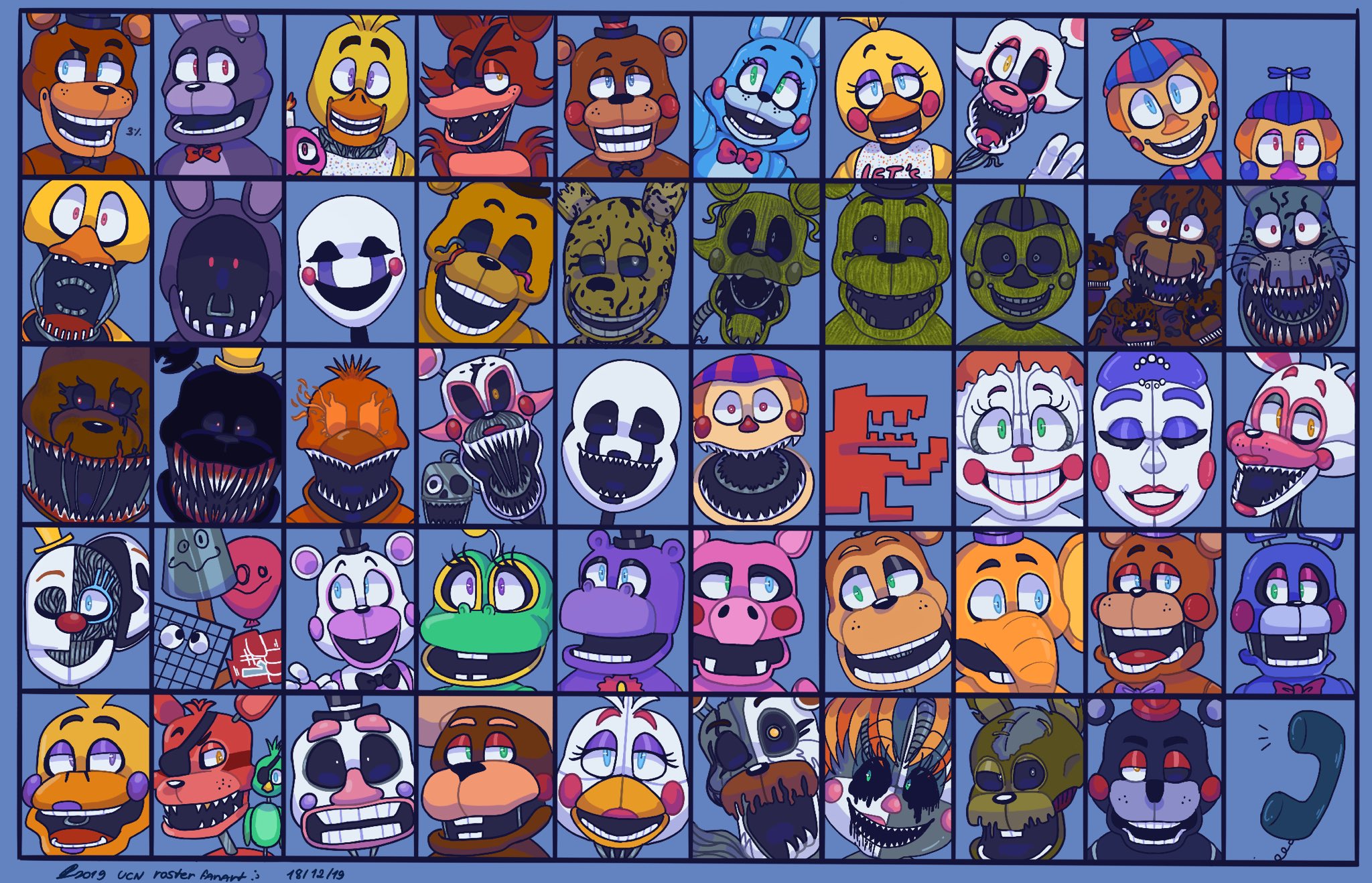 Fnaf Ucn Roster