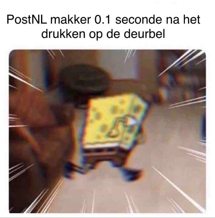 Bro gun me de tijd om tenminste een broek aan te doen