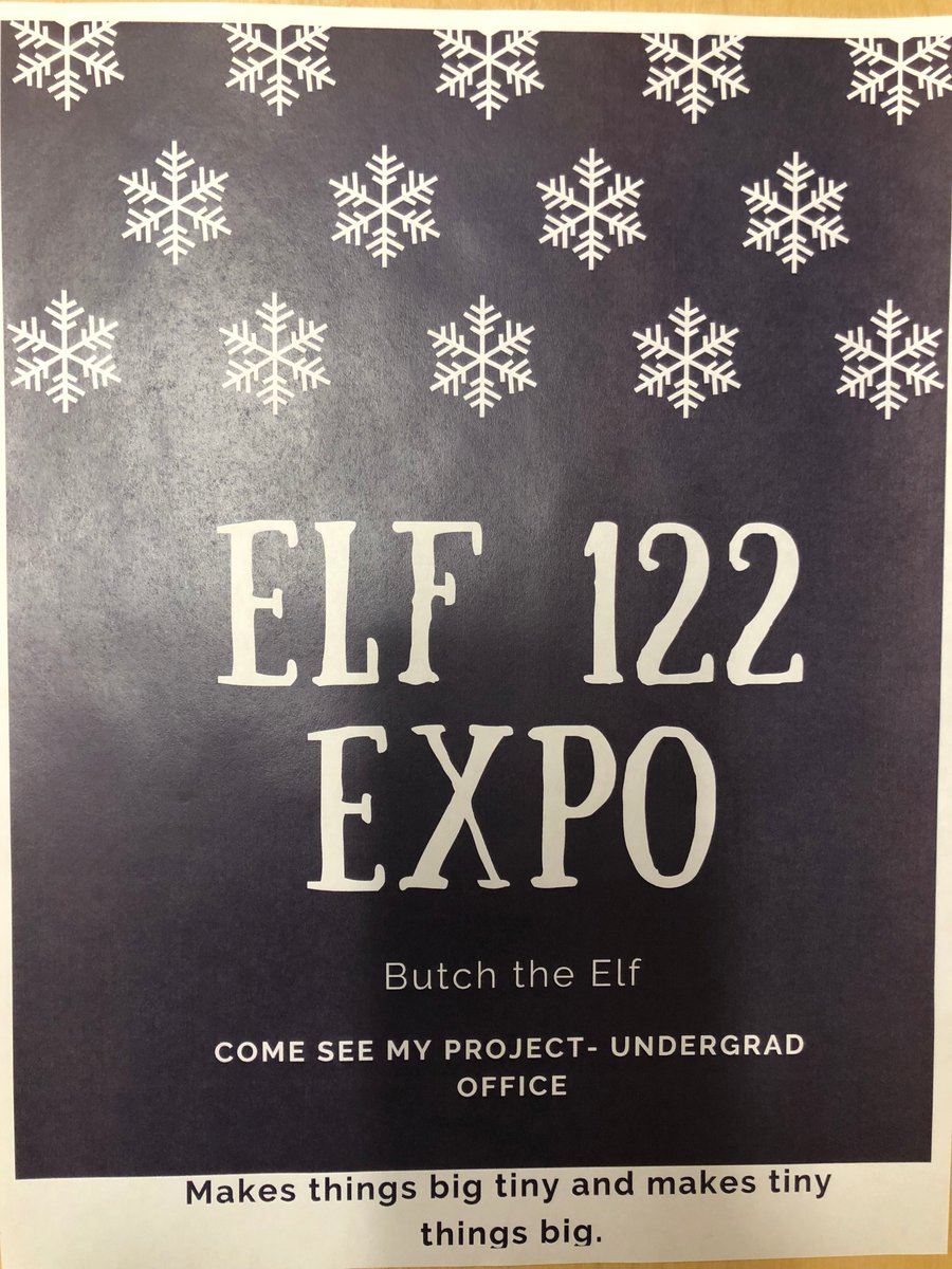 LATechCOES's tweet image. If you&apos;re in #LATechIESB today, stop by the Undergraduate Office to meet Butch the Elf. #LATechCOES