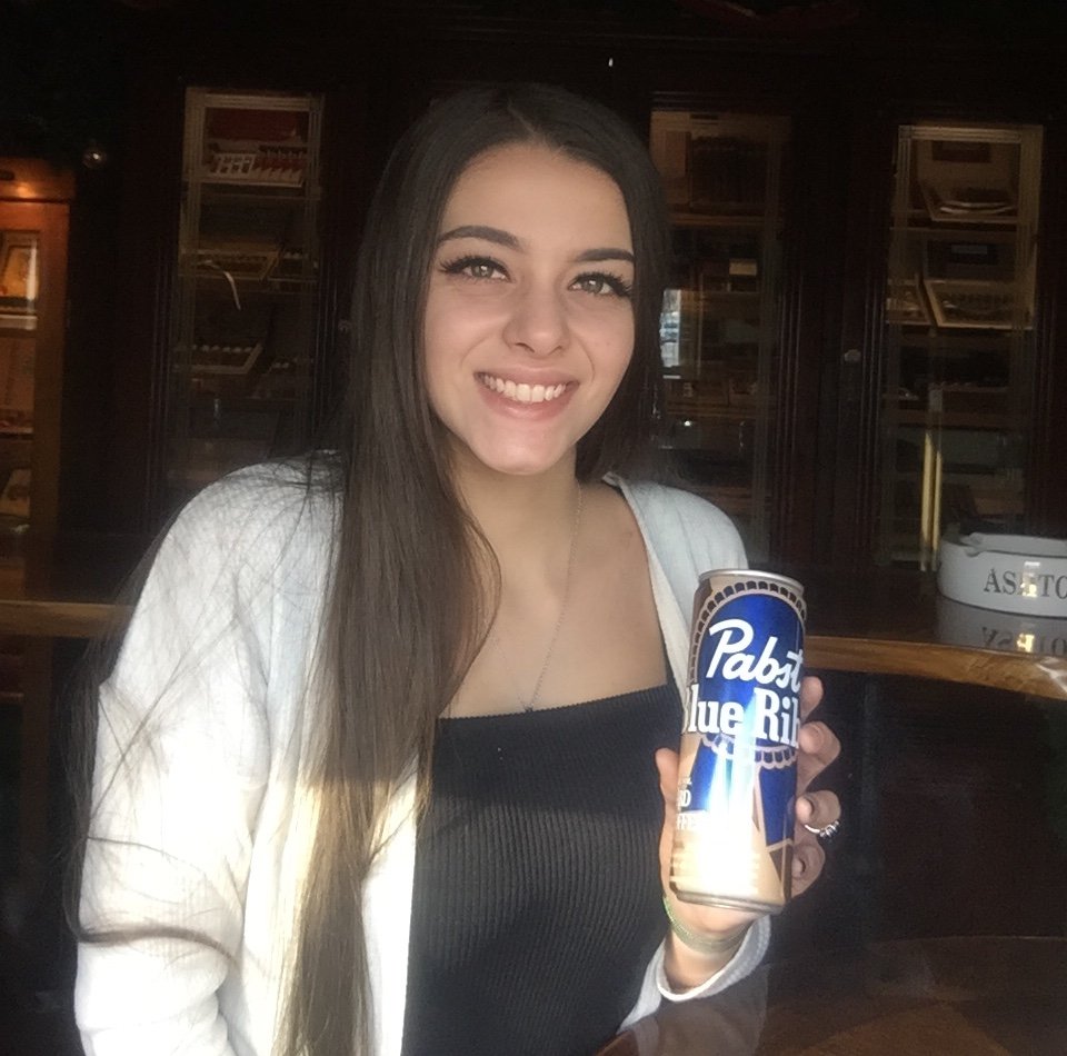 BigHouseTobacco's tweet photo. If you haven't tried @pabstblueribbon "Hard Coffee" yet, you're missing out!! Stop down @bighousetobaccooutlet and Enjoy one with Franki!! Don't forget our ugly Christmas sweater party is tomorrow & Saturday!! #cigarlounge #christmas #beerporn #beerstagram #beerqueen https://t.co/2XnBXIhBgD