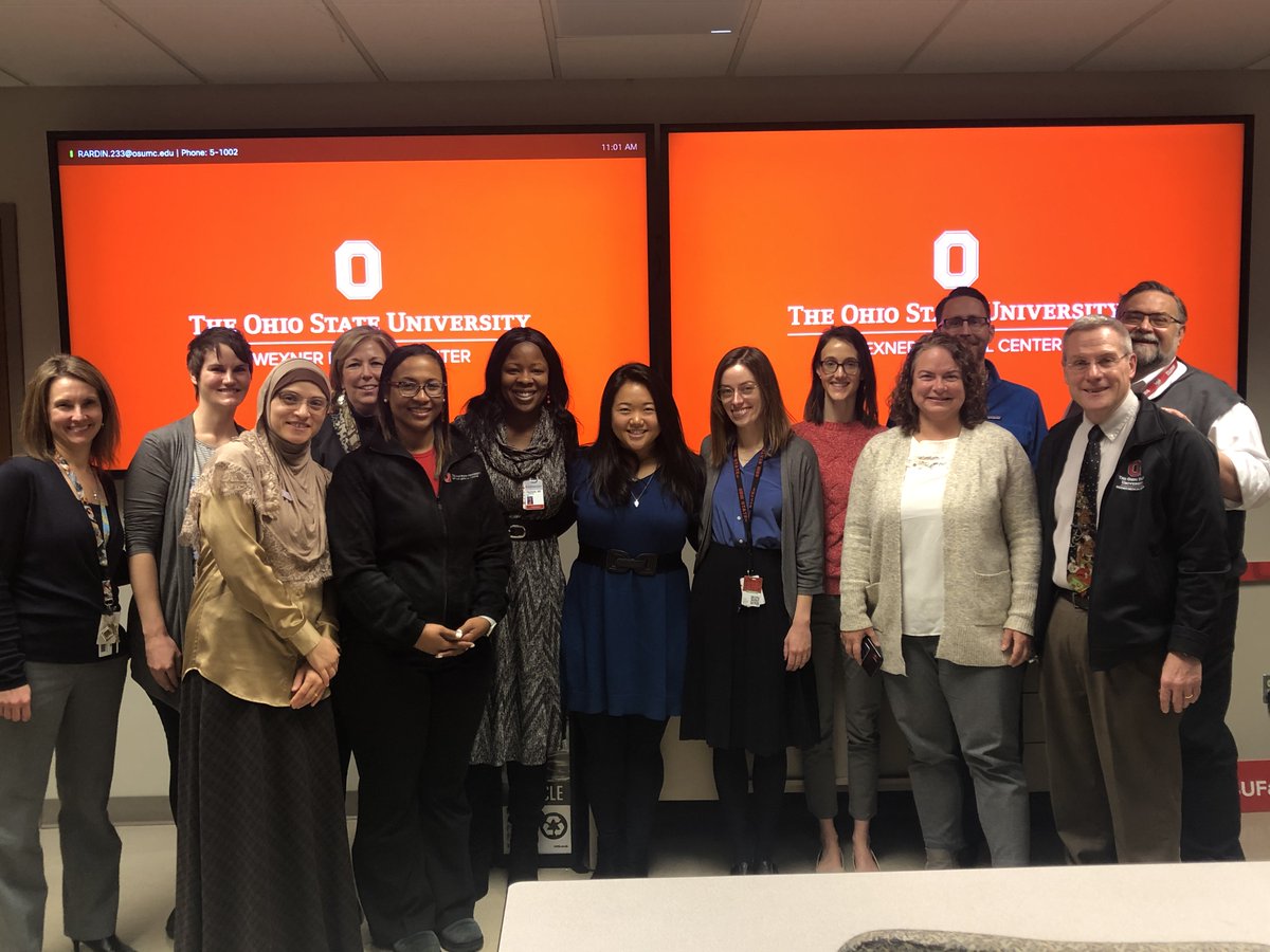 OhioStateFamMed's tweet photo. Our mighty residency faculty is dedicated to improving the experiences of our students, residents and providers. We had a great discussion today at our town hall meeting and identified many opportunities for improvement. #OSUFamilyMed https://t.co/FzmXhvwyvv
